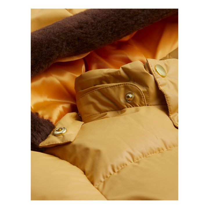 Recycled Polyester Puffer Jacket Beige- Imagen del producto n°3