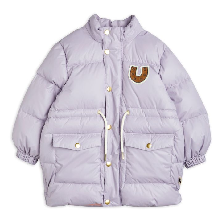 Recycled Polyester Puffer Jacket Violeta- Imagen del producto n°1
