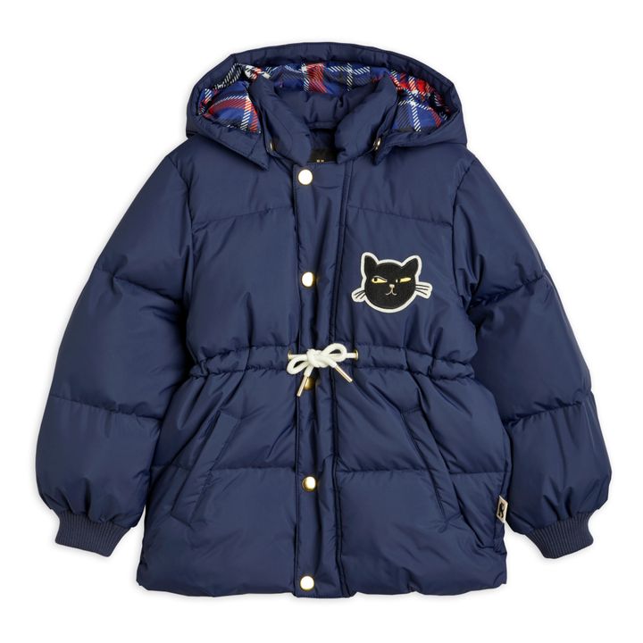 Recycled Polyester Cat Puffer Jacket Azul Marino- Imagen del producto n°0