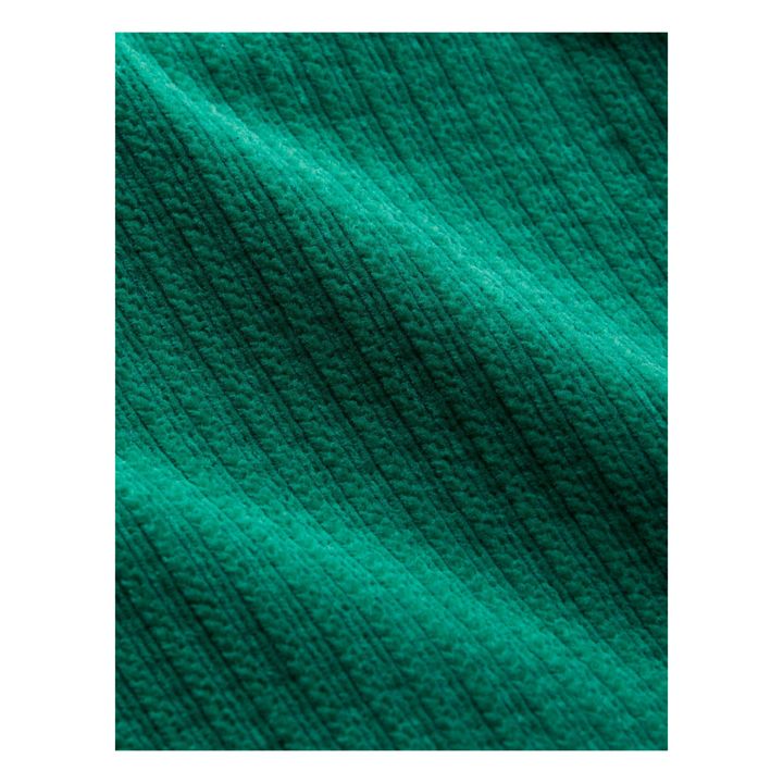 Organic Cotton Flared Trousers | Verde- Immagine del prodotto n°3