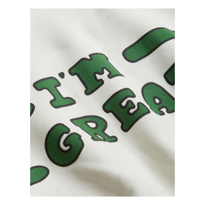 I'm Great Organic Cotton Sweatshirt Blanco- Imagen del producto n°1