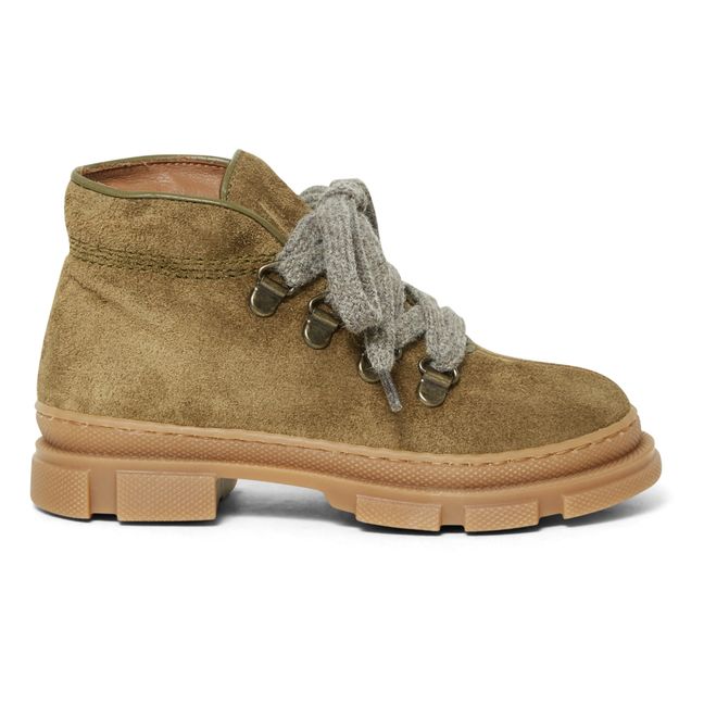 Boots Lacets Nubuck | Taupe