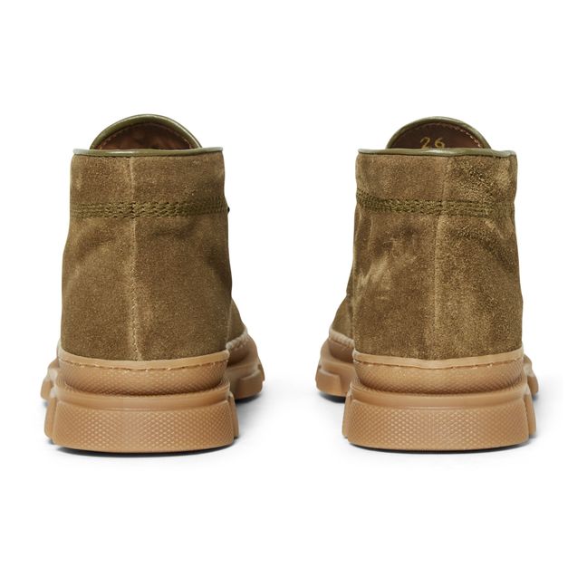 Boots Lacets Nubuck | Taupe