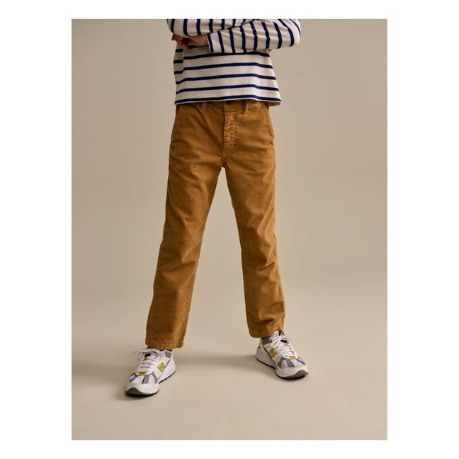 Painters Straight-Leg Trousers Camel