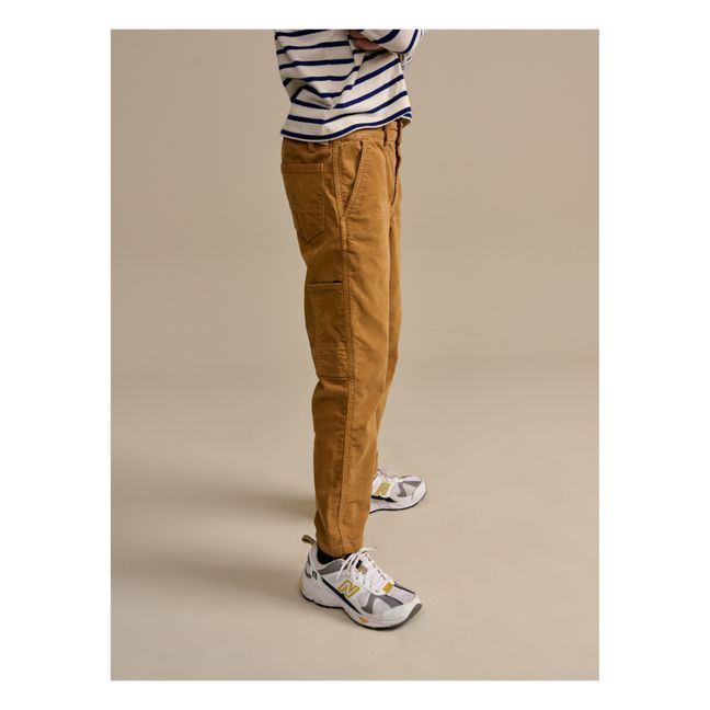 Painters Straight-Leg Trousers | Camel