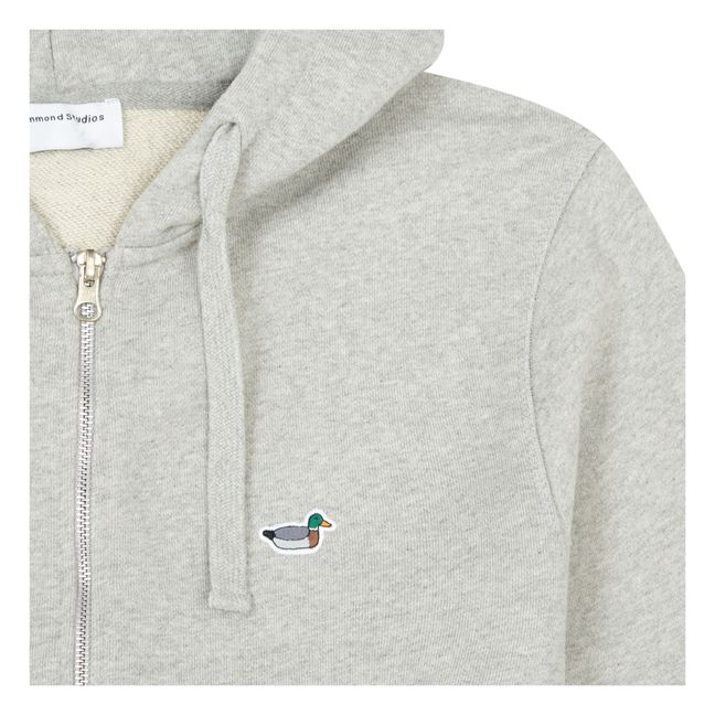 Hoodie Duck Patch  Gris