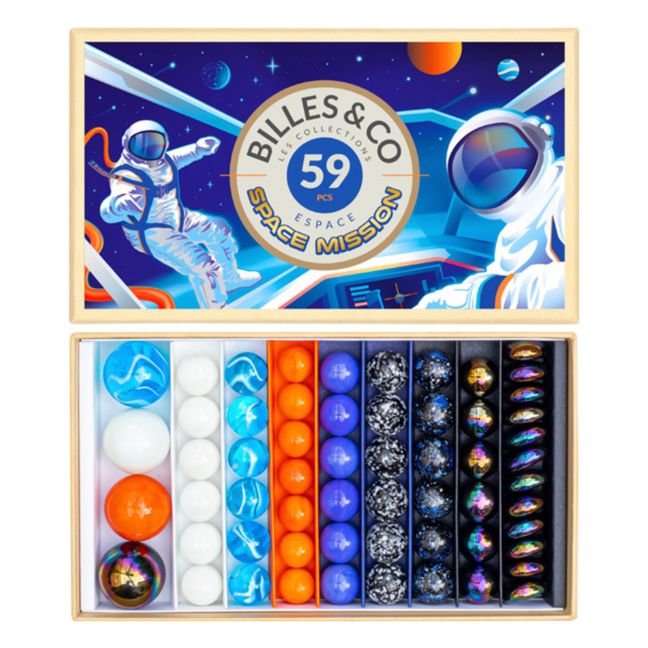 Box of 59 Marbles - Space Mission