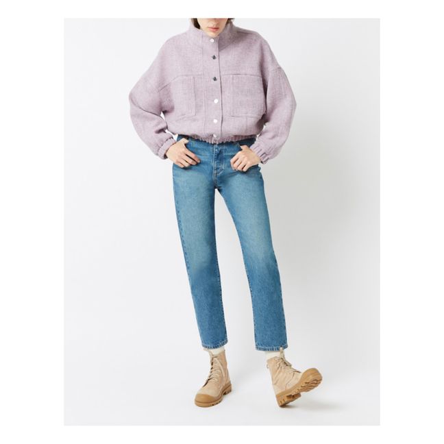 Manteau Antoine Princess Laine Vierge | Lilas