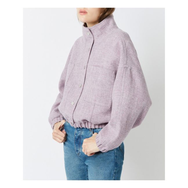 Manteau Antoine Princess Laine Vierge | Lilas