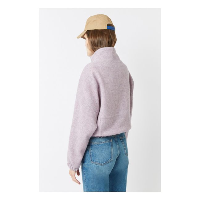 Antoine Princess Virgin Wool Coat | Lila