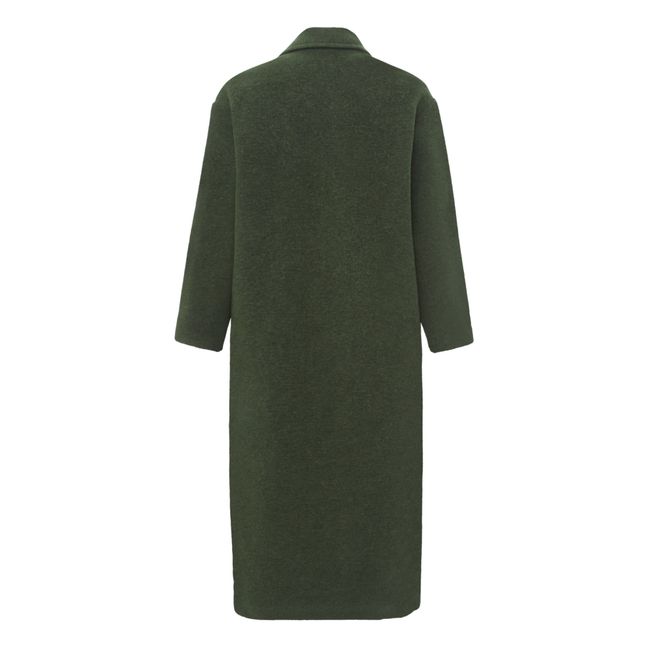 Matilda Albert Woollen Coat | Verde Kaki
