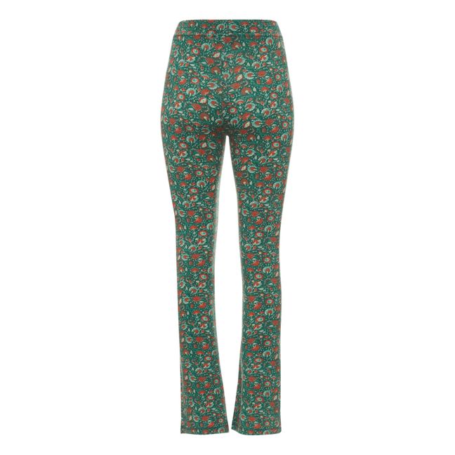 Ania Jersey Trousers | Verde anatra