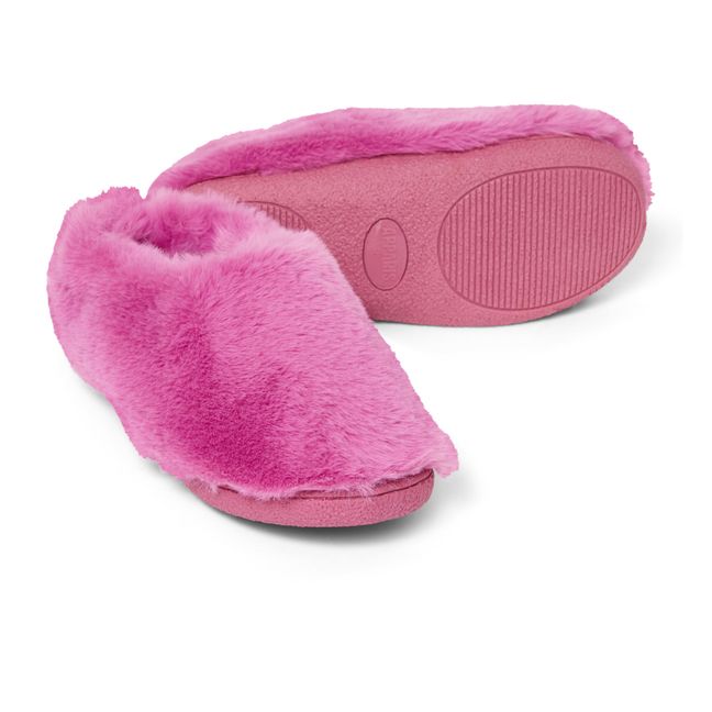 Astro Faux-Fur Slippers | Rosa