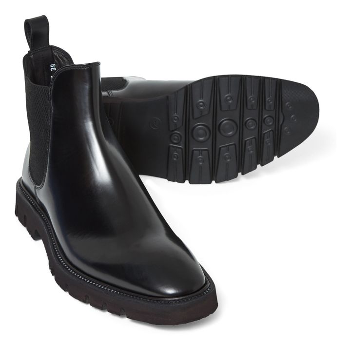 New Phantom Grooved Sole Boots | Black- Product image n°1