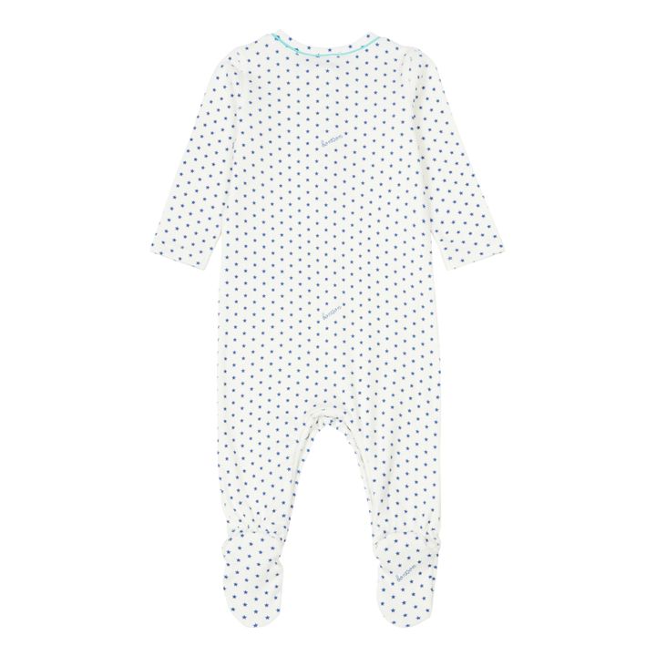 Jersey Star Footed Pajamas - No Sleep Club Collection  | Blue- Product image n°1