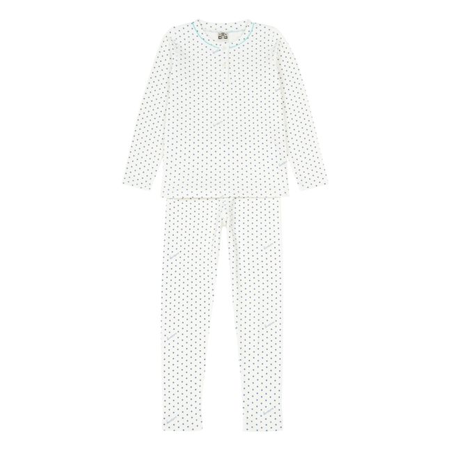 Tudor Stars Jersey Pyjama Set - No Sleep Club Collection  | Blu