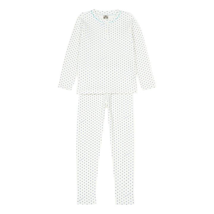 Tudor Stars Jersey Pyjama Set - No Sleep Club Collection  | Blue- Product image n°0