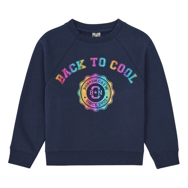 Sweatshirt Bio-Baumwolle Back To Cool | Navy