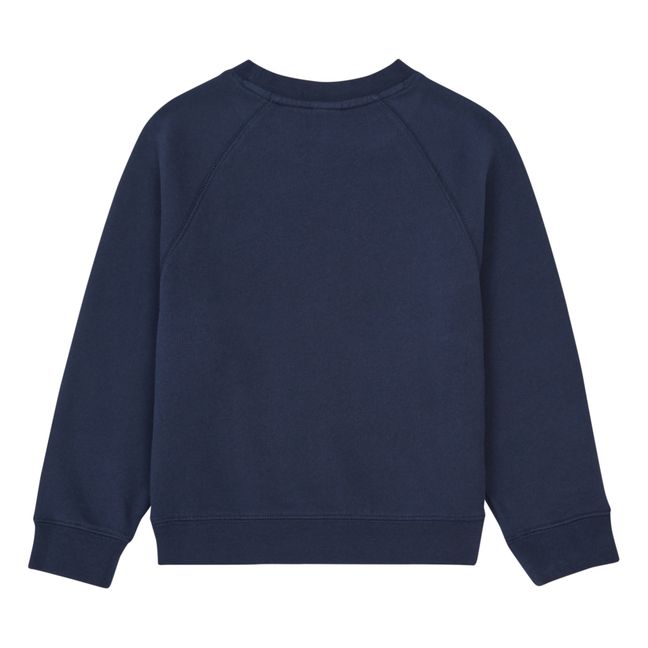 Back to Cool Organic Cotton Sweatshirt Navy blue
