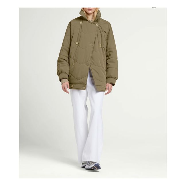 Shirley Quilted Jacket | Verde militare