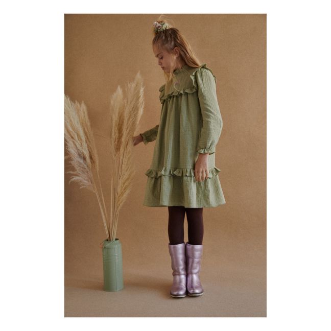 Shelley Dotted Swiss Organic Cotton Dress | Grünolive