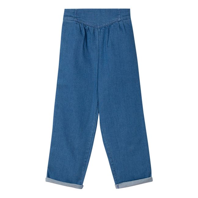 Pantalon Denim Coton Bio Agatha Bleu jean