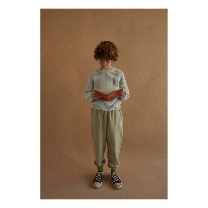 Lion Organic Cotton Joggers | Olive green- Product image n°1