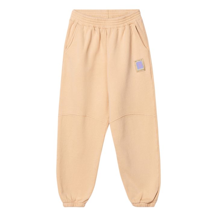 Lion Organic Cotton Joggers | Apricot- Product image n°0