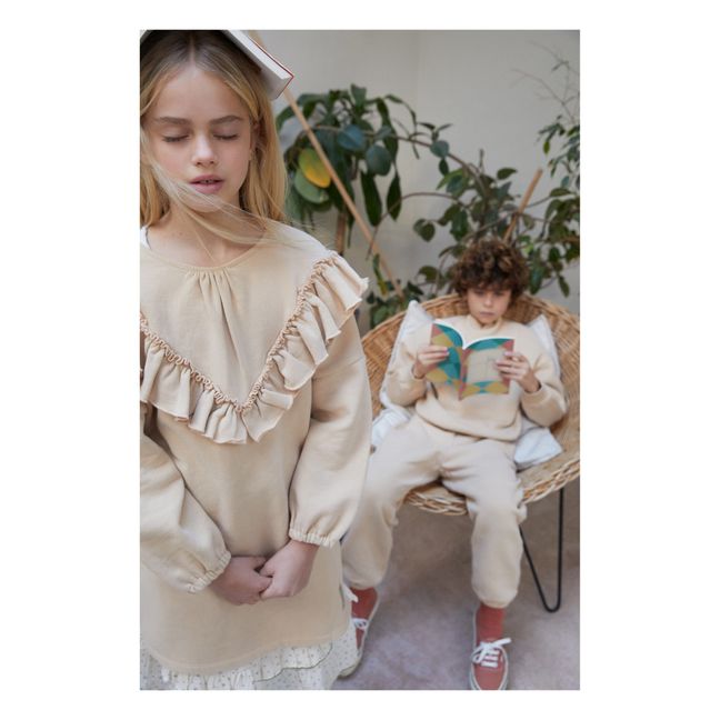 Robe Texturée Coton Bio Colette | Abricot