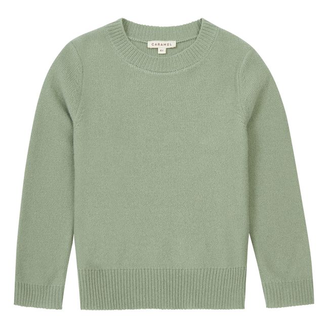 Jay Responsible Wool and Recycled Nylon Sweater Salvia