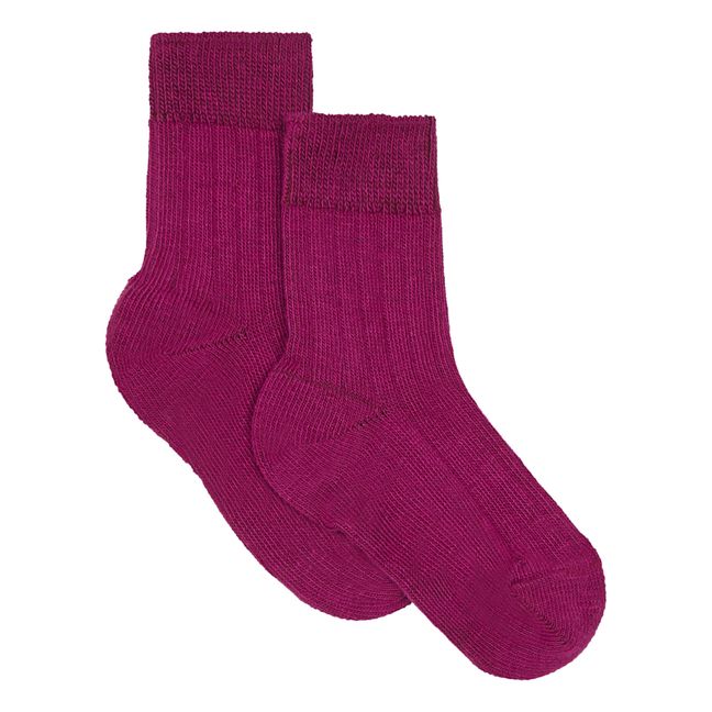 Ribbed Socks | Purple