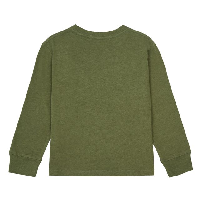 Cyriel Organic Cotton T-shirt Verde Kaki
