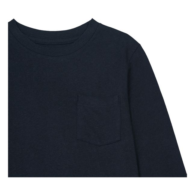 Cyriel Organic Cotton T-shirt Azul Marino