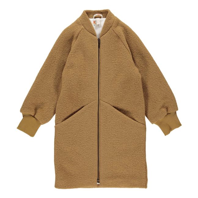 Manteau Laine | Ocre