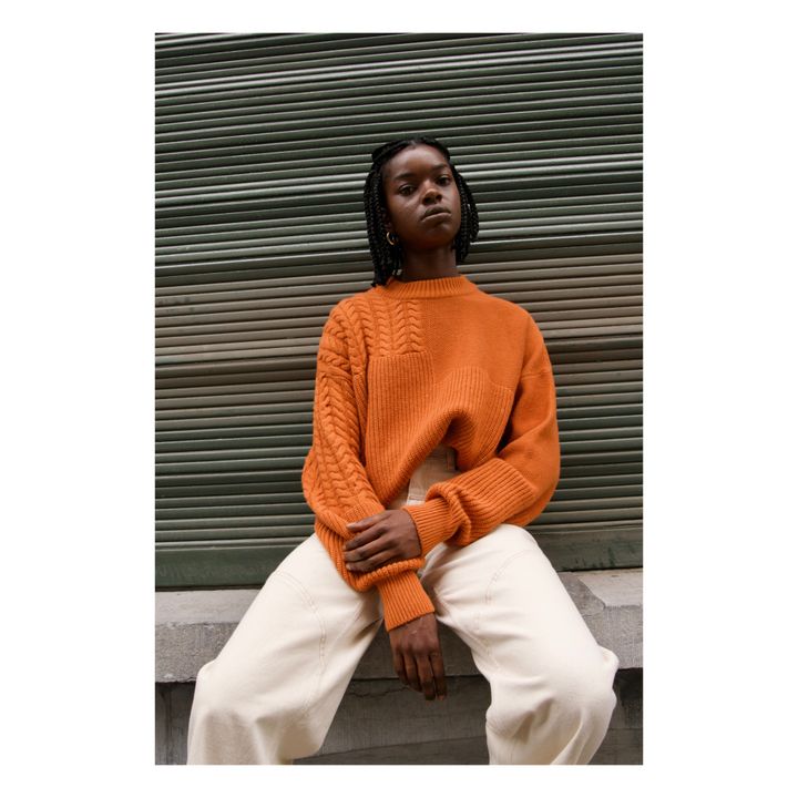 Mixologist Sweatshirt | Orange Rouille- Immagine del prodotto n°4