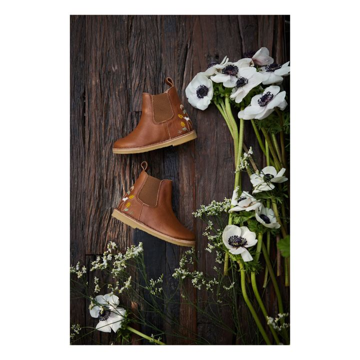 Embroidered Boots - Uniqua Capsule Collection | Cognac- Product image n°5