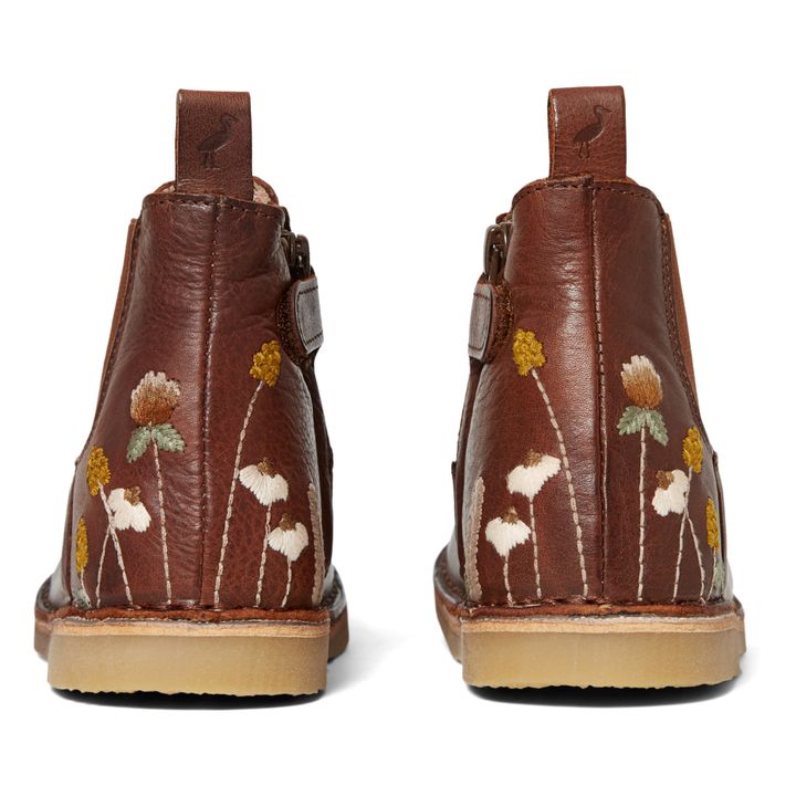 Embroidered Boots - Uniqua Capsule Collection | Brown- Product image n°2