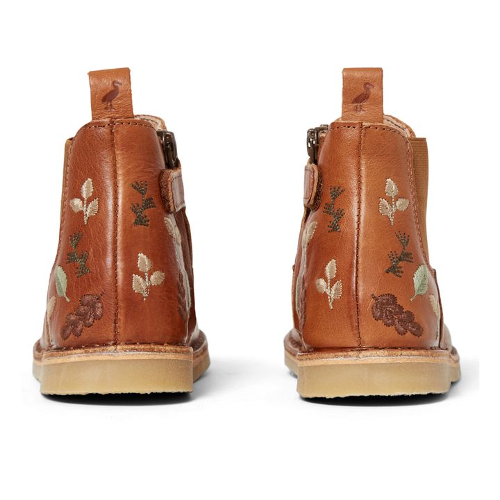 Embroidered Chelsea Boots - Uniqua Capsule Collection | Coñac- Imagen del producto n°8