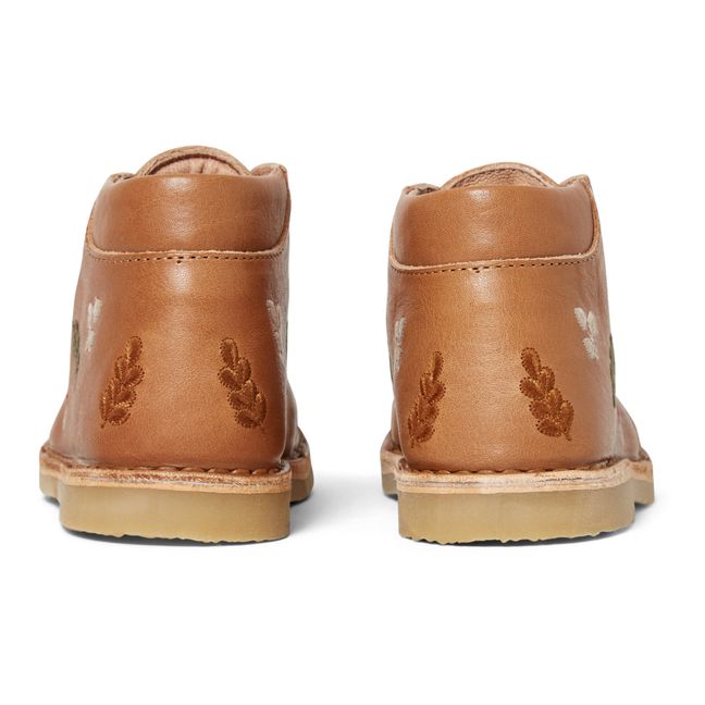 Woodland Lace-Up Boots - Uniqua Capsule Collection Beige