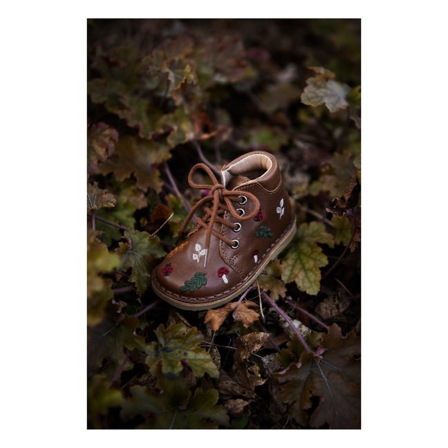 Woodland Lace-Up Boots - Uniqua Capsule Collection Marrone
