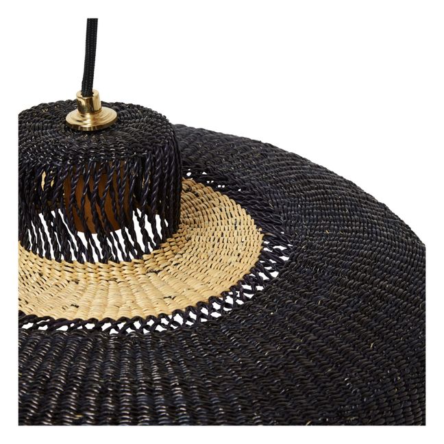 Hatter Handwoven Pendant Lamp  | Black