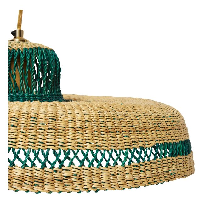 Hatter Handwoven Pendant Lamp  | Green