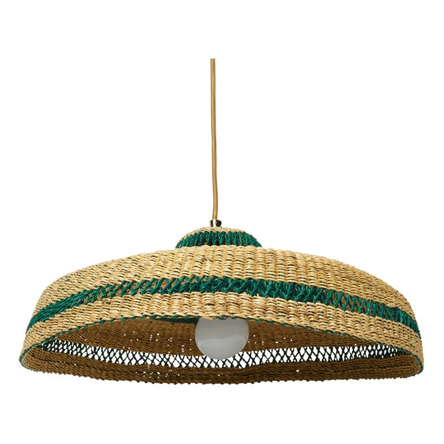 Hatter Handwoven Pendant Lamp  | Green