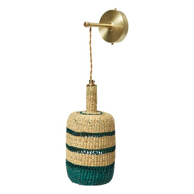 Applique lantern tissé à la main | Vert