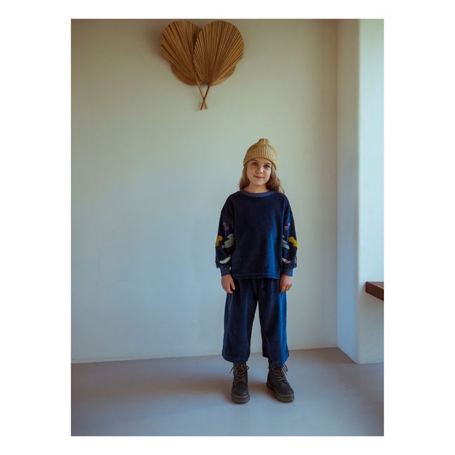 Organic Cotton Terry Cloth Jumper | Azul