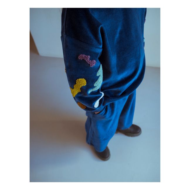 Organic Cotton Terry Cloth Jumper | Azul