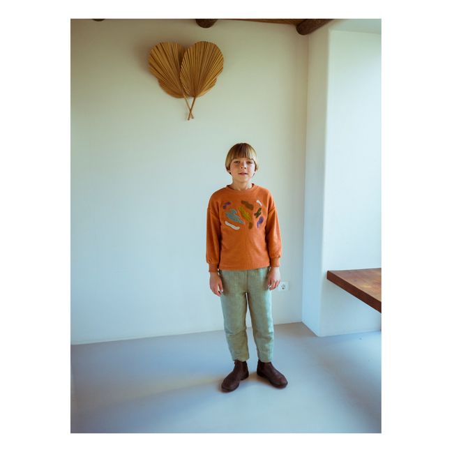 Organic Cotton Terry Cloth Jumper | Naranja