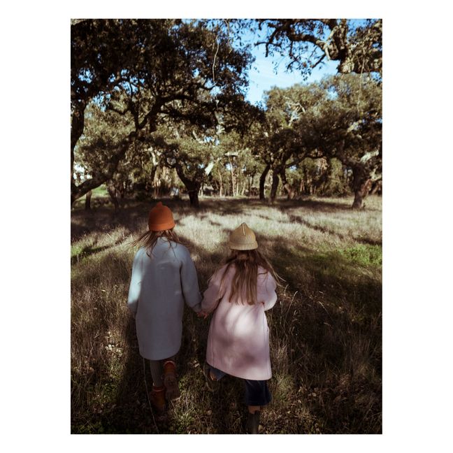 Manteau Laine | Rose