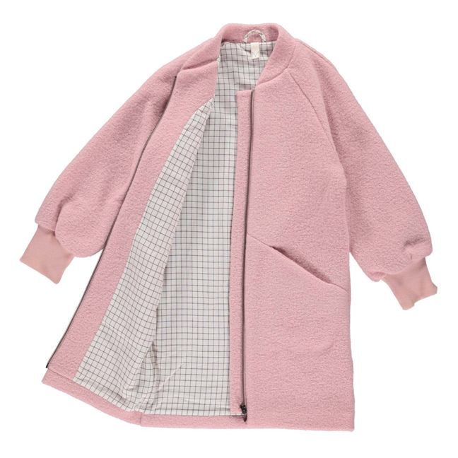 Manteau Laine | Rose