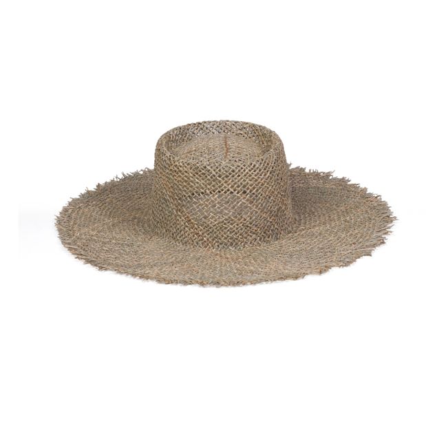 Sunnydip Fray Boater Hat | Gris Topo